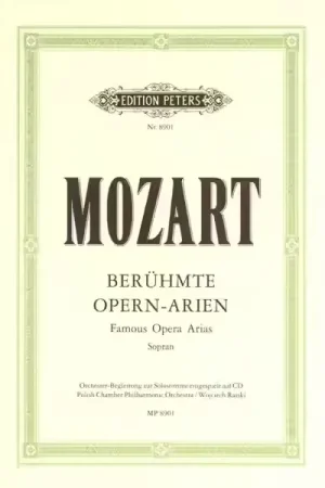 Premium | Edition Peters Mozart Wolfgang Amadeus - Opera Arias - Soprano