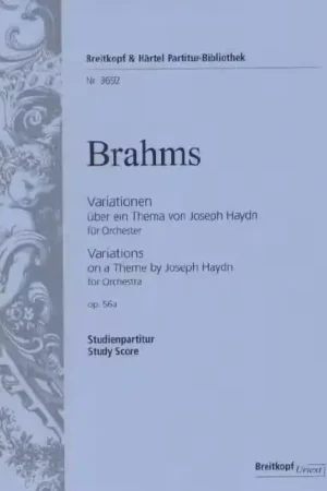 Qualité professionnelle | Edition Breitkopf Brahms - Piano Concerto No. 1 In D Minor Op. 15