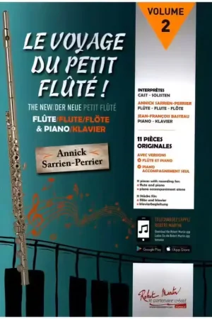Robert Martin Sarrien Perrier A. - Le Voyage Du Petit Flute Vol.2 - Flute | Achetez dès maintenant