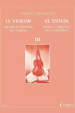 Bientôt épuisé - Schott Crickboom M. - Le Violon Vol.3