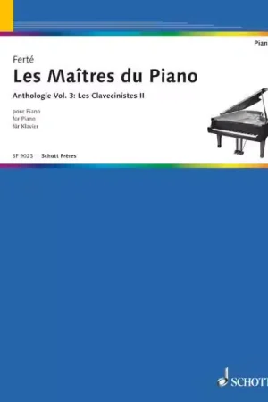 Schott Les Maîtres Du Piano Vol. 3 - Piano | Plus que quelques pièces