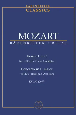 Barenreiter Moz W.A. Konzert Fur Flote Harfe Und Orchester Cdur Kv 299(297C) Conducteur Poche | Commandez maintenant