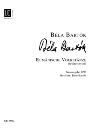 Universal Edition Bartok B. - Rumanian Folk Dances - Piano | Disponible dès maintenant