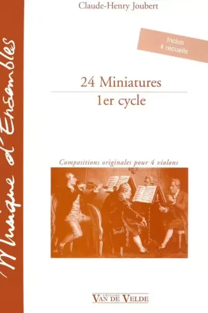Van De Velde Joubert - Miniatures (24) Par 4 Ex. - 4 Violons | Commandez maintenant