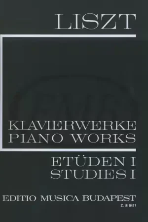 EMB (Editio Musica Budapest) Liszt Franz - Studies Vol.1 - Piano - Cette semaine uniquement