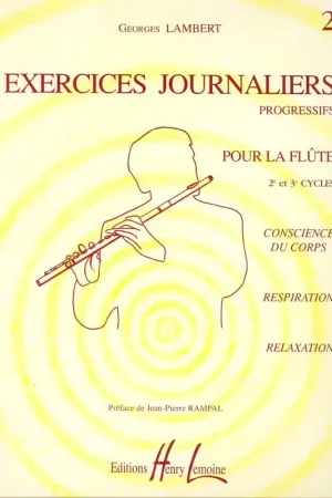 Excellente qualité - Lemoine Lambert Georges - Exercices Journaliers Vol.2 - Flute