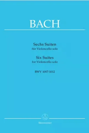 Tout juste arrivé | Barenreiter 6 Suites BWV 1007-1012 Violoncelle - Bach