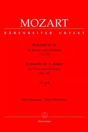 Offre flash | Barenreiter MOZART W.A. - CONCERTO EN LA MAJEUR N°12 KV 414 - 2 PIANOS