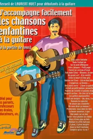 Expédition immédiate | Carisch Huet L. - J'accompagne Facilement Les Chansons Enfantines A La Guitare + Audio