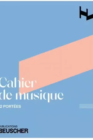 Paul Beuscher Publications Cahier De Musique 12 Portées (Petit) - Très populaire