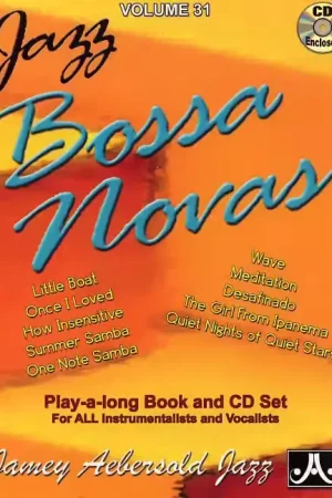 Aebersold Jazz Bossa Novas + Audio En Ligne - Achetez dès maintenant