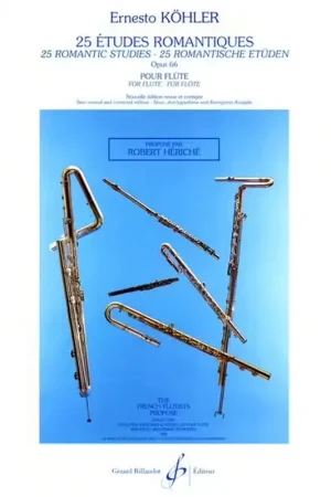 Billaudot Kohler Ernesto - 25 Etudes Romantiques Op.66 - Flute | Nouvel arrivage