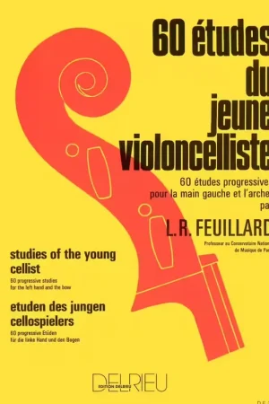 Edition Delrieu Feuillard Louis R. - Etudes Du Jeune Violoncelliste (60) - Préféré des clients