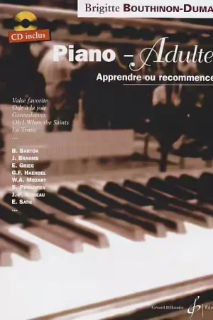 Prix mini - Billaudot BOUTHINON-dumas Brigitte - PIANO-adultes Vol.1 + CD