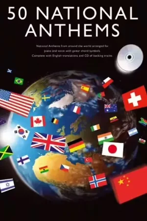 Disponible dès maintenant | Wise Publications 50 NATIONAL ANTHEMS + CD - PVG