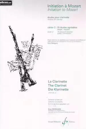 Coup de cœur des clients | Billaudot Initiation A Mozart Vol.2 Clarinette - Dangain
