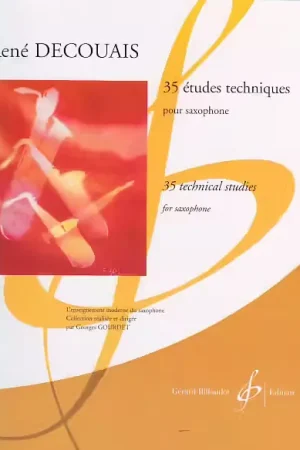 Billaudot 35 Études Techniques Saxophone - Decouais | Se termine bientôt