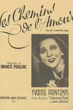 Nouveau en boutique - Edition Max Eschig POULENC F. - LES CHEMINS DE L'AMOUR - CHANT ET PIANO
