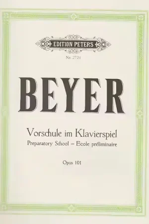 Nouveau | Edition Peters Preparatory School Op.101 - Beyer