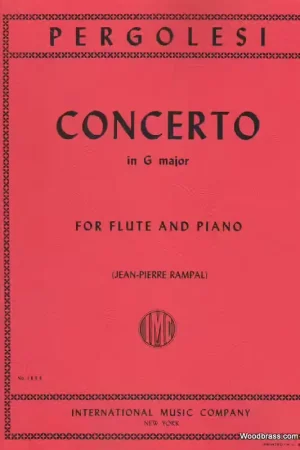 Préféré des clients | IMC Pergolese - Concerto In G Major - Flute & Piano