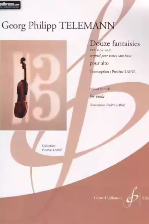 Billaudot Telemann G.P. - Douze Fantaisies - Alto | Produit phare