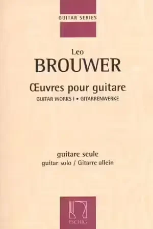 Edition Max Eschig Brouwer Leo - Oeuvres Pour Guitare - Offre limitée