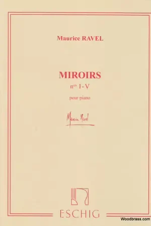 Très apprécié des clients | Edition Max Eschig Ravel M. - Miroirs - Piano