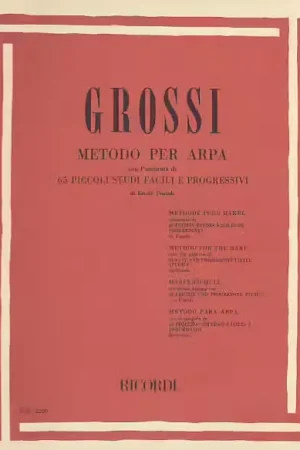 Ricordi Grossi M. - Methode Pour Harpe - Retour gratuit