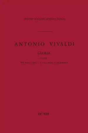 Ricordi Vivaldi A. - Gloria RV 589 - Conducteur | Prix cassé