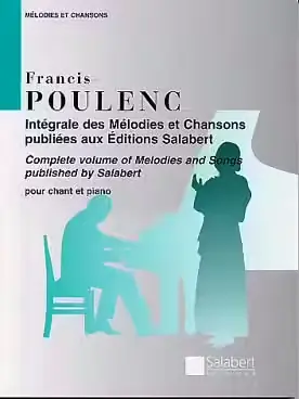 Haute qualité | Salabert Salert Poulenc Francis - Intégrale Des Mélodies Et Chansons - Ch Piano