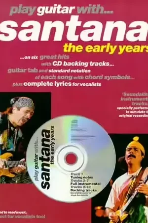 Disponible maintenant | Wise Publications Play Guitar With... Santana (the Early Years) + CD