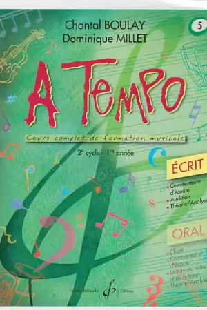 Billaudot A Tempo : Écrit Vol.5 - Boulay, Millet | Prix malin