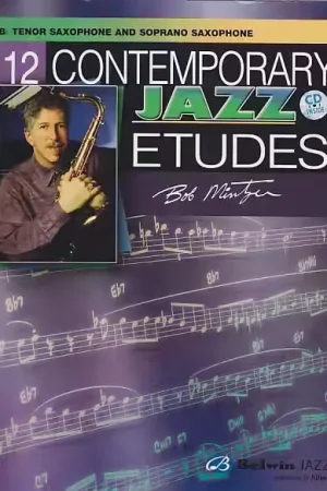 Warner Bros Mintzer Bob - 12 Contemporary Jazz Etudes Sax Ténor And Soprano + CD | Disponible