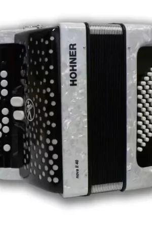 Hohner Nova II 40 Blanc Touches Boutons | Plébiscité par les clients