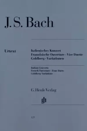 Déstockage | Henle Verlag J.S. - Italian Concerto French Overture Four Duets Goldberg Variations