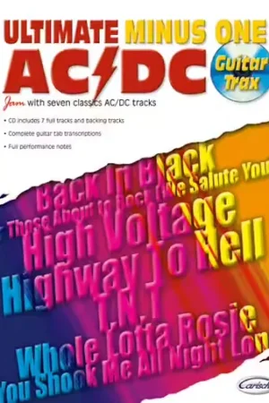 Carisch Ac/dc - Ultimate Minus One Guitar Trax + CD | Stock limité
