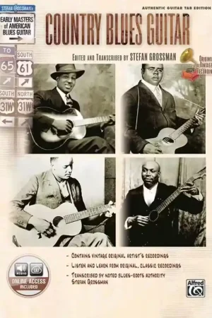Alfred Publishing Grossman Stephen - Country Blues Guitar + Audio - Tout nouveau