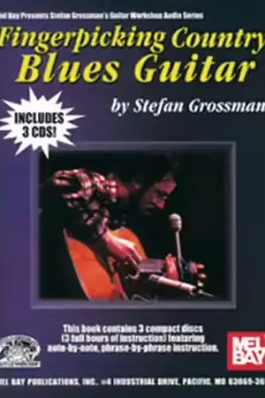Expédition express | Mel Bay Grossman Stefan - Fingerpicking Country Blues Guitar + 3 CD