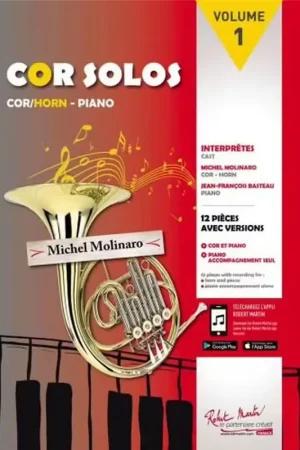 Robert Martin Molinaro M. - Cor Solos Vol.1 (Instru seul) - Qualité premium