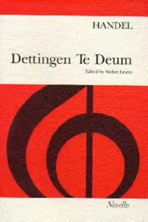 Novello Pitions Ch - Haendel Dettingen Te Deum 1743 - Prix malin