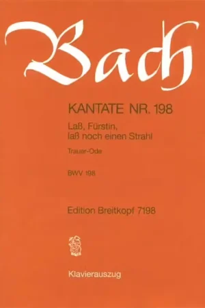 Offre exceptionnelle | Edition Breitkopf J.S. - Kate 198 Lass,F?Rstin,Lass - Ch Choeur Piano