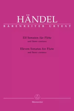Qualité premium | Barenreiter Haendel G.F. - Elf Sonaten - Flute et Basse Continue