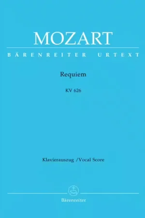 Remise supplémentaire | Barenreiter Moz W.A. - Requiem Kv 626 - Ch Piano