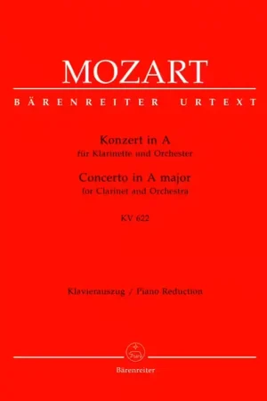 Barenreiter Moz W.A. - Concerto En La Majeur Kv 622 - Clarinette Piano | Incontournable