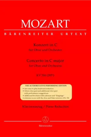 Prix malin - Barenreiter Moz W.A. - Concerto En Do Majeur Kv 314 (285D) - Hautbois Piano