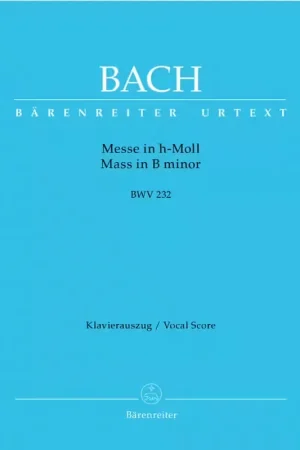 Super prix | Barenreiter J.S. - Messe En Si Mineur Bwv 232 - Reduction Ch Piano