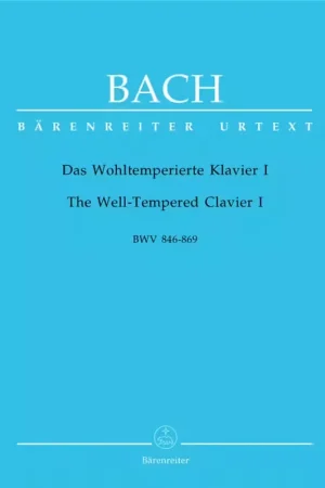 Premium - Barenreiter J.S. Bach - Das Wohltemperierte Klavier I Bwv 846-869 - Clavecin