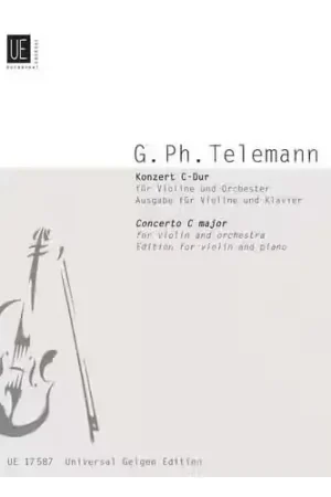 Bien noté - Universal Edition TELEMANN G.P. - KONZERT C MAJ - VIOLIN AND ORCHESTRA