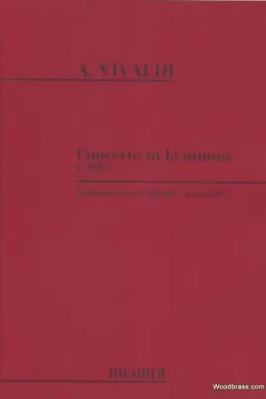 Ricordi VIVALDI A. - CONCERTO IN LA MIN. - BASSON - Bien noté