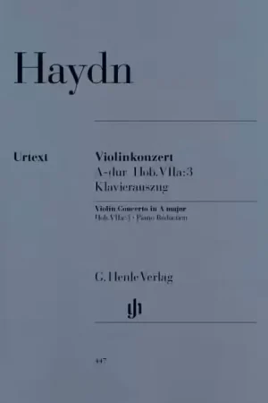 Henle Verlag Haydn - Concerto Pour Violon et Orchestre En La Majeur Hob. Viia:3 - Violon et Orchestre - Offre exceptionnelle